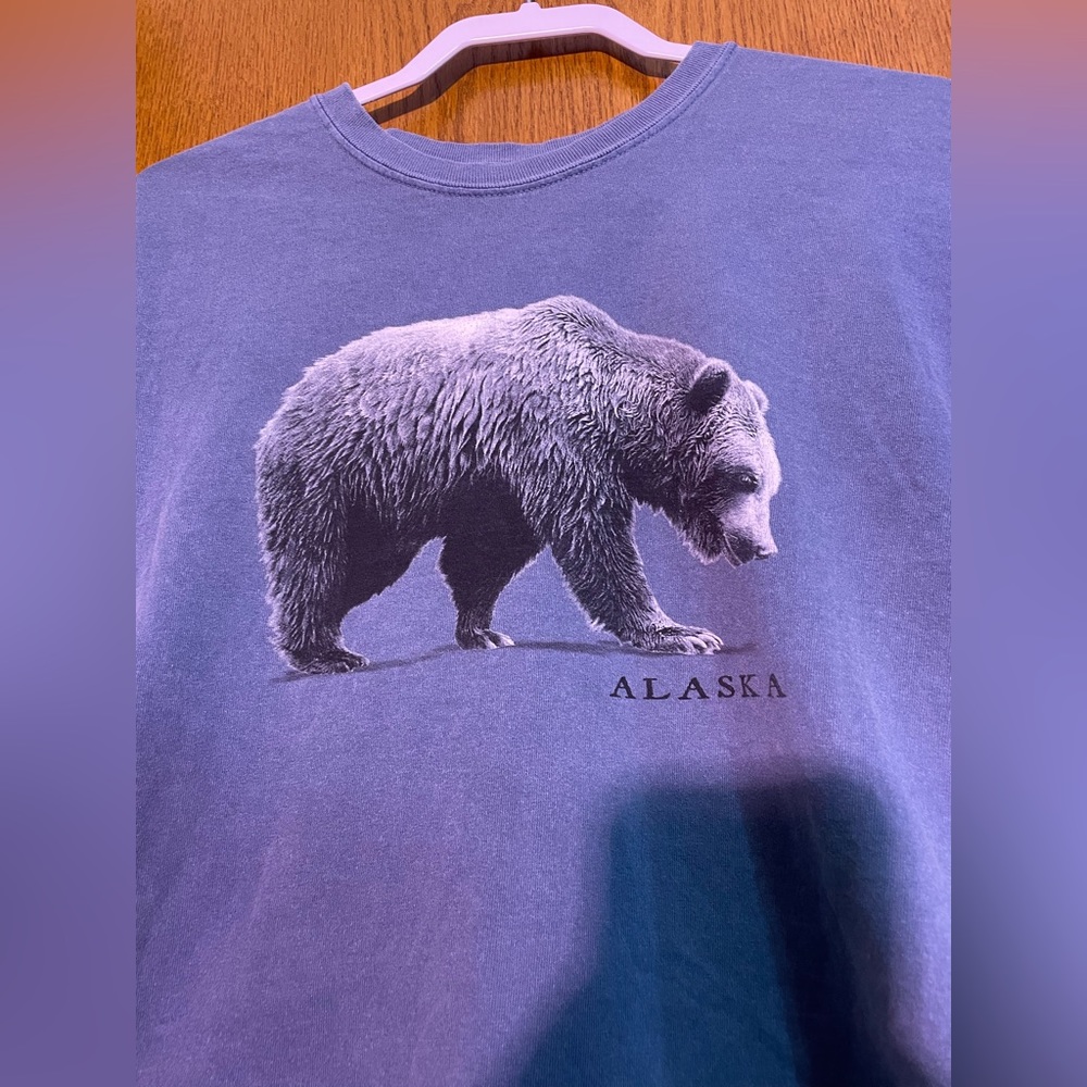 Blue 84 Alaska Polar Bear Women’s Light Blue Short Sleeve 🍀